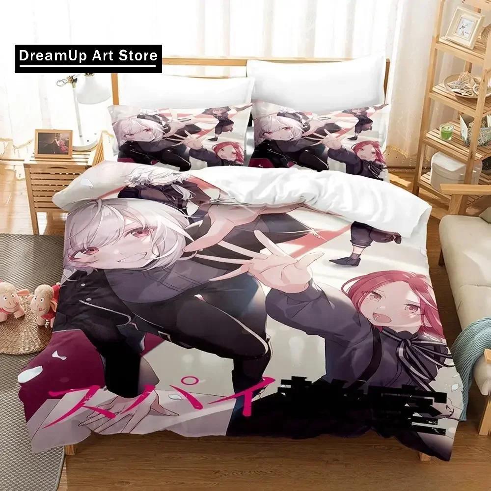 Spy Classroom Bedding Set Single Twin Full Queen King Size Bed Set Adult Kid Bedroom Duvet cover Sets 3D Anime Bed Sheet Set