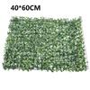 Christmas Decoration Artificial Plant Walls Foliage Hedge Grass Mat Greenery Panels Fence 40x60cm Simulated Lawn Home Decor