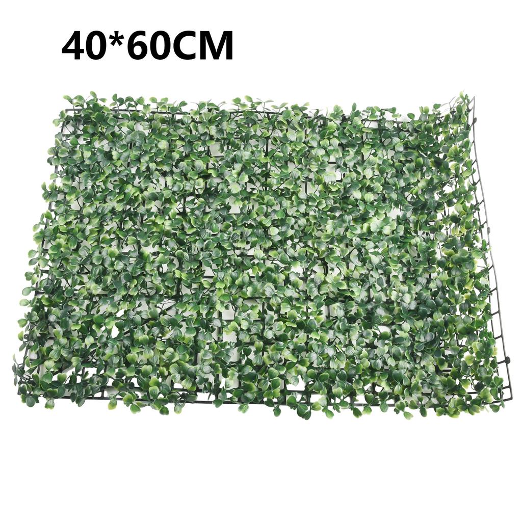 Christmas Decoration Artificial Plant Walls Foliage Hedge Grass Mat Greenery Panels Fence 40x60cm Simulated Lawn Home Decor