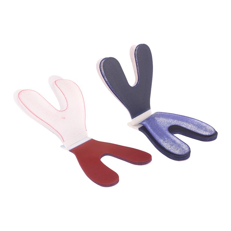 2Books/Box Disposable Dental Articulating Paper Double Y Type Blue Red Bite Paper Dental Materials Supplies