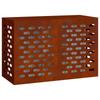 Air Conditioner Cover Rust Colored 90 x 40 x 60 cm Weatherproof Steel