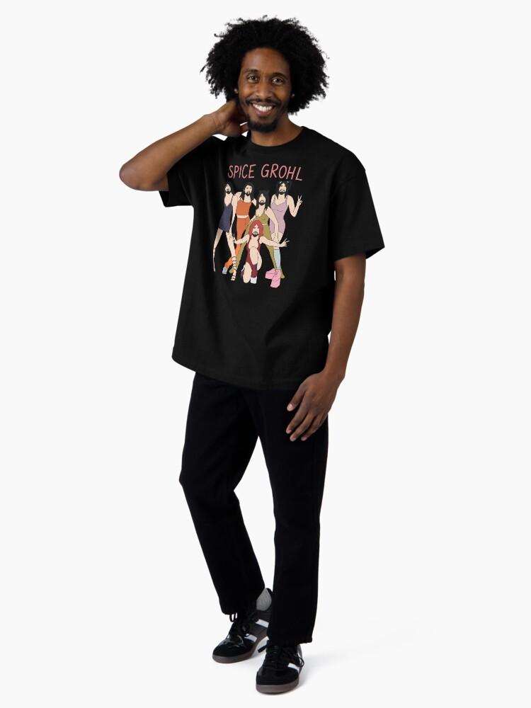 Foo Fighters Spice Grohl Funny Rock Band Parody Oversized T-Shirt