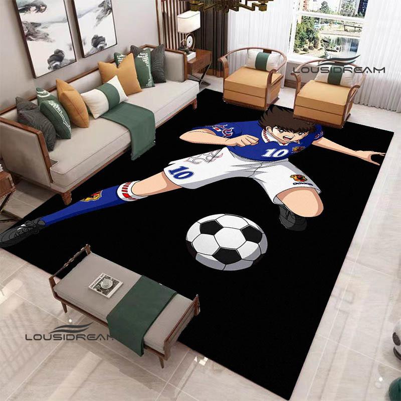 2026 Captain Tsubasa Cartoon Carpet Living Room Bedroom Carpet Balcony Bathroom Non-slip Door Mat Photography Props Birthday Gift