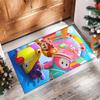 Fall Guys Crystal Velvet Rug, Soft Anti‑Slip Crystal Velvet Carpet for Living Room Bedroom Home Decor