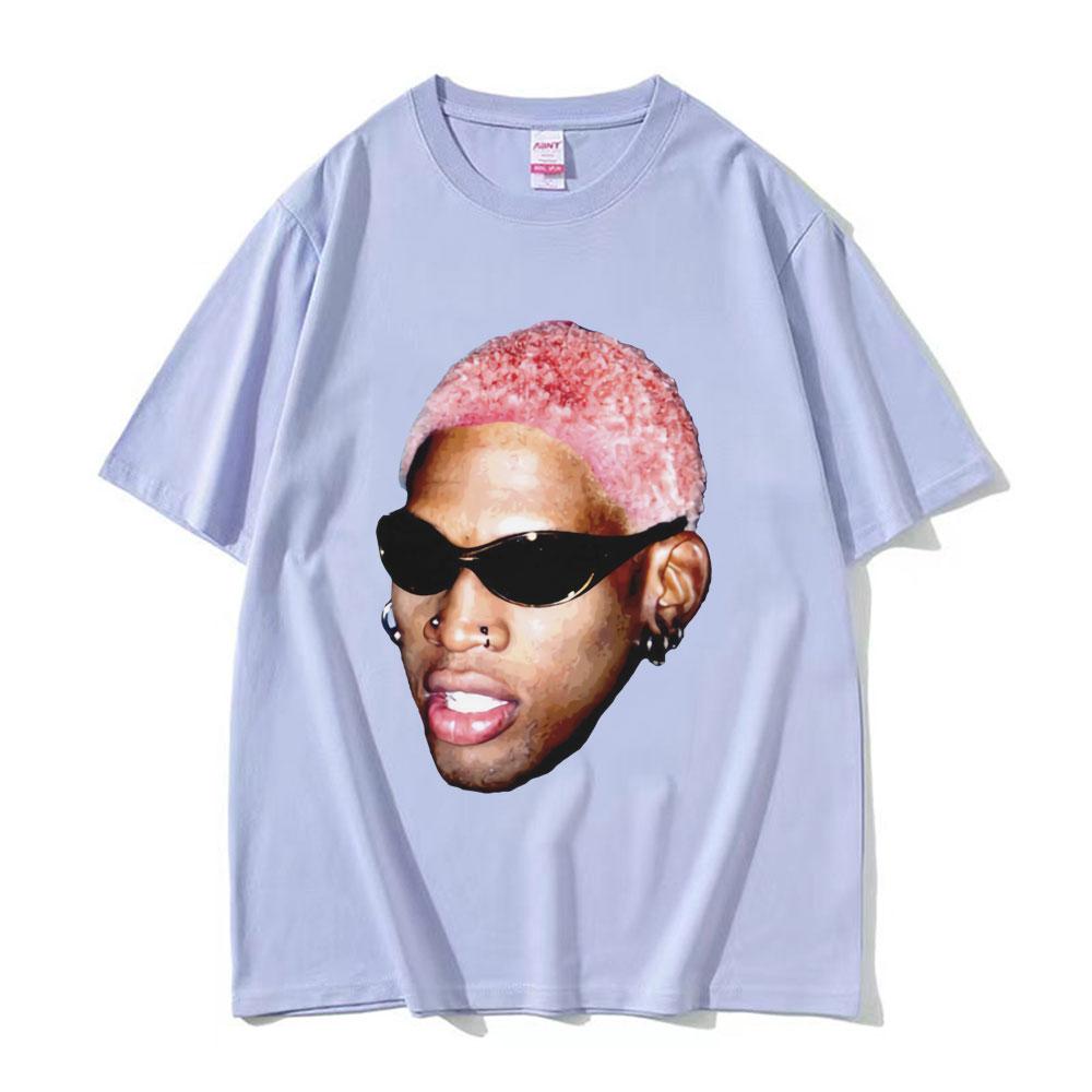 Hot Sale The Worm Dennis RodUnisex Graphic T Shirt Unisex Women Boys Basketball Short Sleeve T Shirts Male Cotton Oversized Streetwear