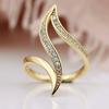 1PC Fashion High-end Design Ring, Popular Party Micro-inlaid Jewelry Women