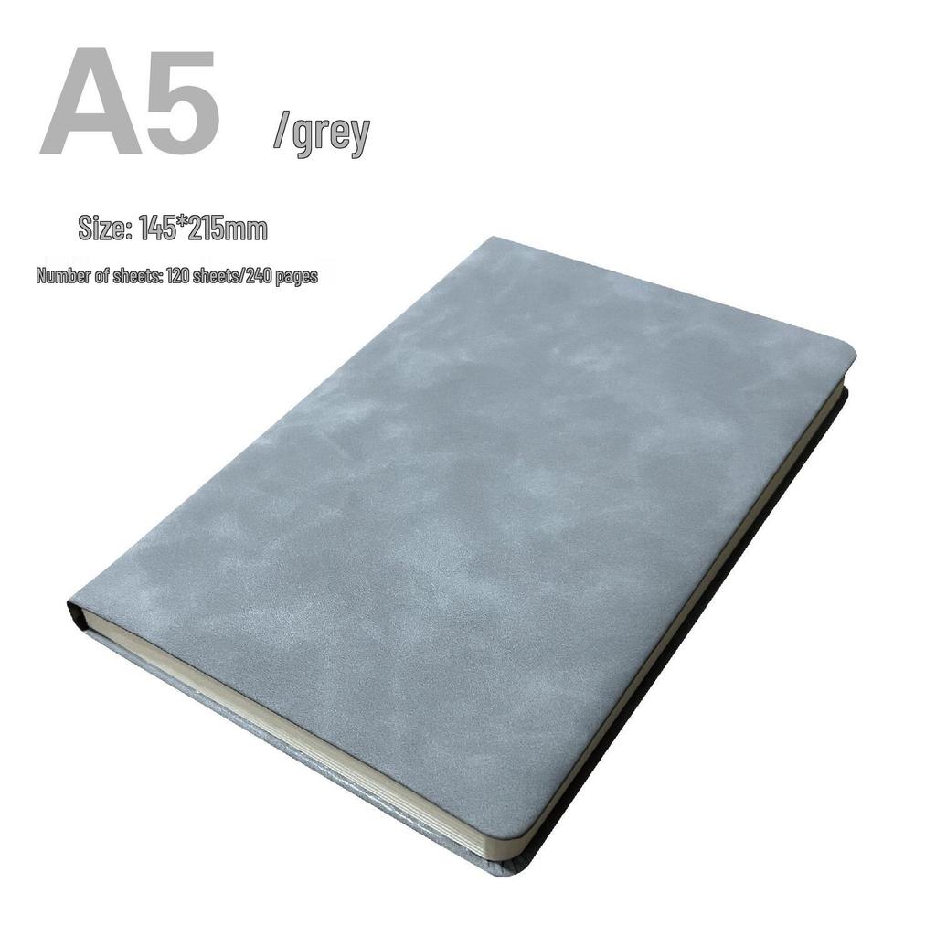 Korean Style Leather Cover Creative Diary Notebooks - Set of 5