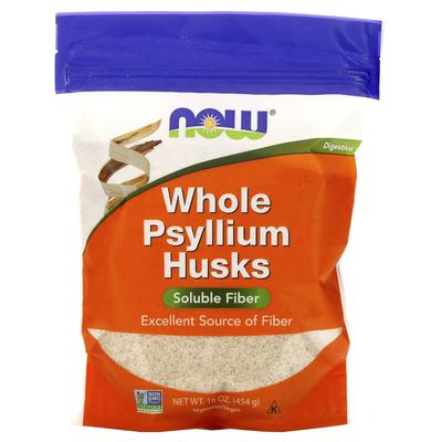 Whole Psyllium Husk, 16 Oz (454 G)