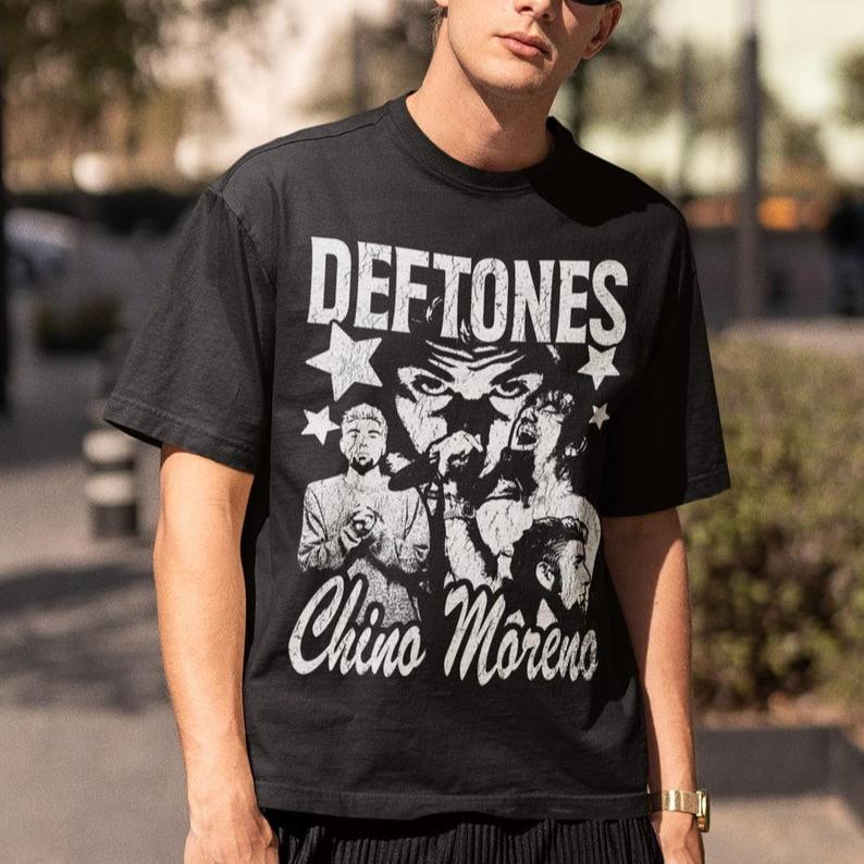 Deftones Band vintage T-Shirt Rock Concert Merch Vintage Graphic Tee Alternative Metal Music Apparel Unisex Deftones Fan Gift
