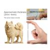 Animal Advent 2D Acrylic Cute Puppy Decorations 24 Days Christmas Countdown Ornament for Festive Classroom Winter Celebration