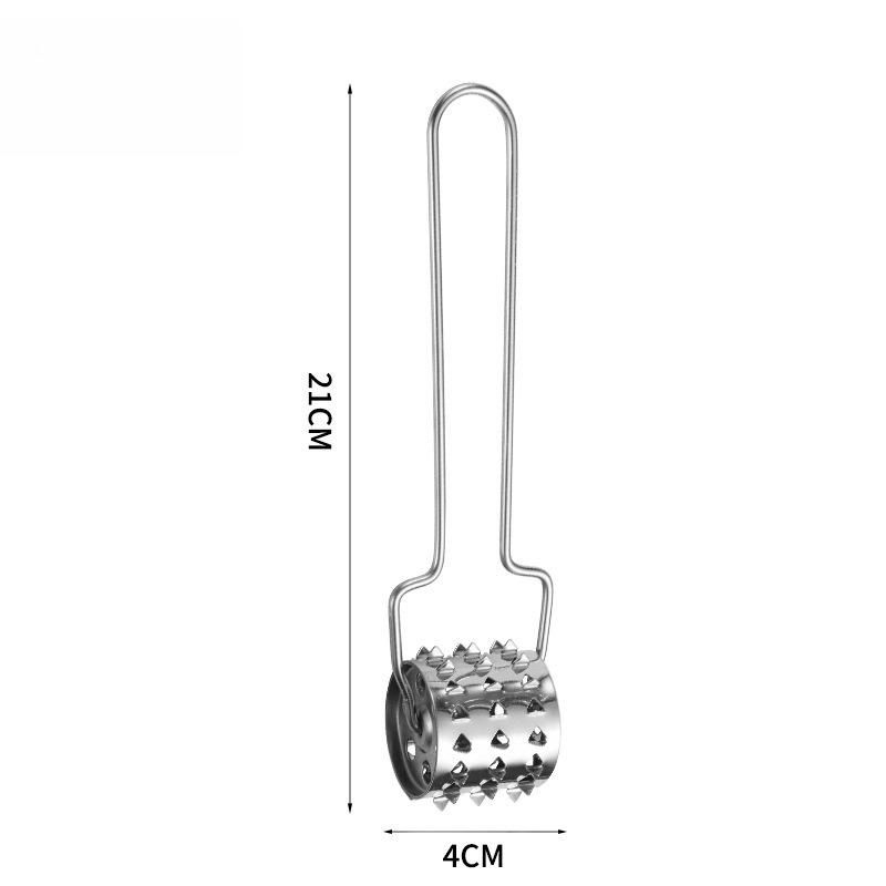 Stainless Steel Meat Tenderizer, Kitchen Roller Steak Pork Chop Meat Tenderizer, Home Creative Kitchen Meat Tenderizer