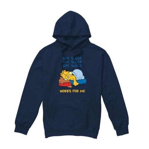 Garfield Mens Works For Me Hoodie