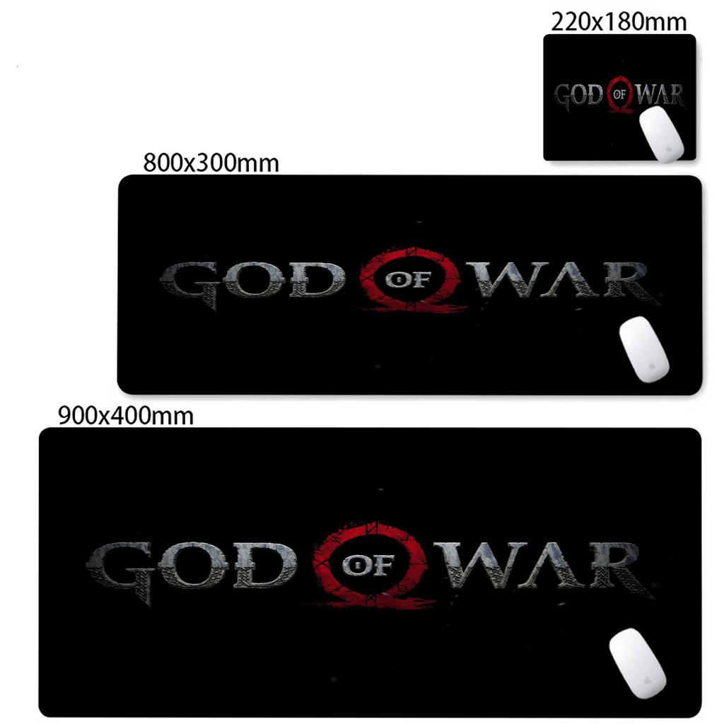 Game God of War Mouse Pad Anime Game Mousepad Computer Keyboard Desk Pads Office Carpet Laptop Mausepad Nonslip Base Deskmat