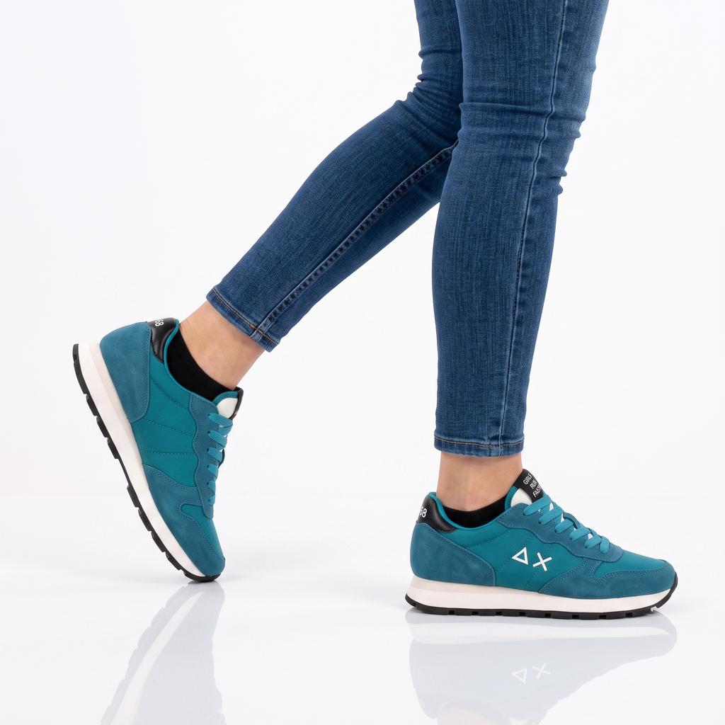 SUN68 Ally Solid - Damen Sneakers Schuhe Türkis Z46201-70 ORIGINAL