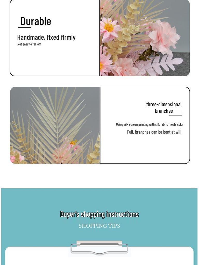 Artificial Wedding Aisle Flowers: Hotel Table Arrangements & Decorative Flower Balls for Stage and Welcome Area