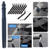 RB1288 Deburring Tool Kits with BS1010 Blades Edge Burr Remove 360 Rotary High Grade Swivel Blades Internal Thread Cleaning Tool