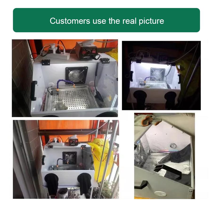 Table Grinder Dust Box Amber Jade Carving Buddha Bead Polishing Machine Electric Grinding Spray Paint Acrylic Dust Cover