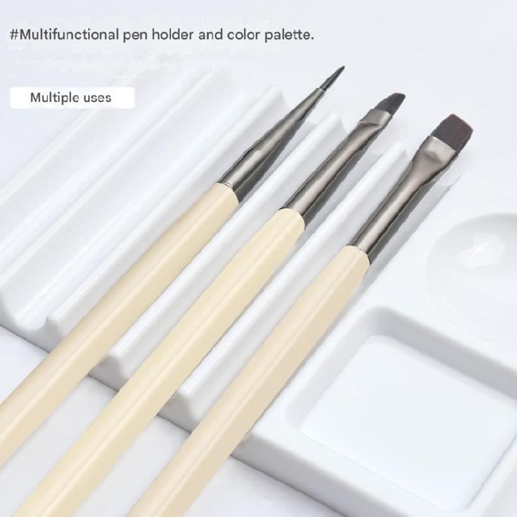 Effizientes Nagelwerkzeug-Managementsystem Für Stempelplatten Und Modellierpinsel Einfach Zugänglicher Nail-Art-Pinselhalter