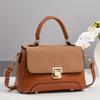 Borsa a Mano Moda Macaron in Materiale PU per Uso Quotidiano Casual