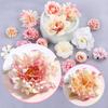 21PCS Artificial Flower Party Home Room Decor Mariage Garden Wedding Decoration Artificial Flower DIY Bride Gift Accessories