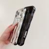 Fashion 3D Electroplated Water Ripple Stripe Phone Case For iPhone 17 Air 16 15 14 13 Pro Max  Wavy Shockproof Soft Cover
