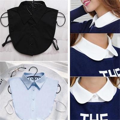 Women False Collar Fake Half Shirt Blouse Vintage Detachable Lace Collar Bib