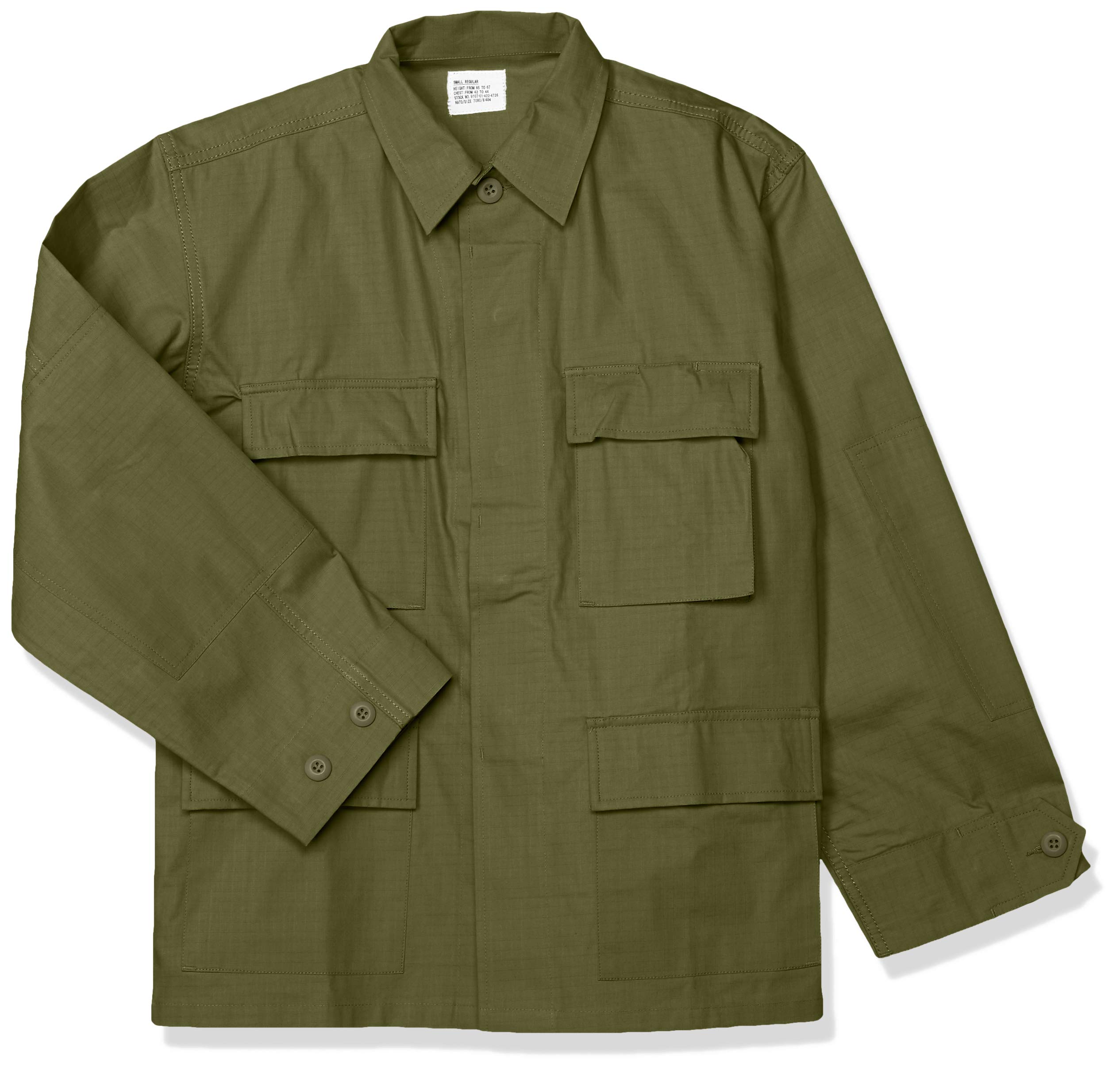 

Ripstop BDU JACKET 50867 OD Japan S to Japanese size [Houston] Men s (equivalent S)