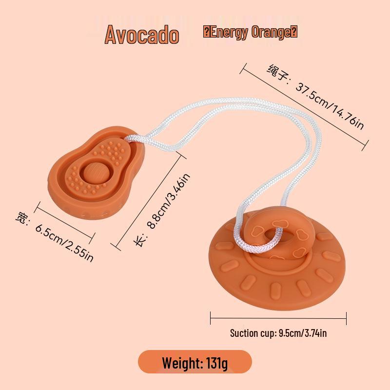 Durable Suction Cup Dog Chew Toy - Bite-Resistant, Ideal for Small & Large Dogs, Decompression Stick