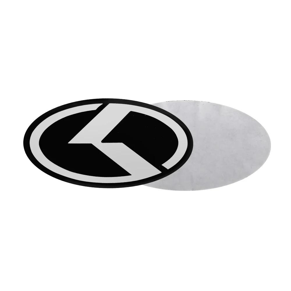 Car Steering Wheel Logo Emblem Sticker Decals for KIA K Sportage Niro Rio Ceed Cerato Soul Sorento Picanto Optima K3 K5 Sonic K6