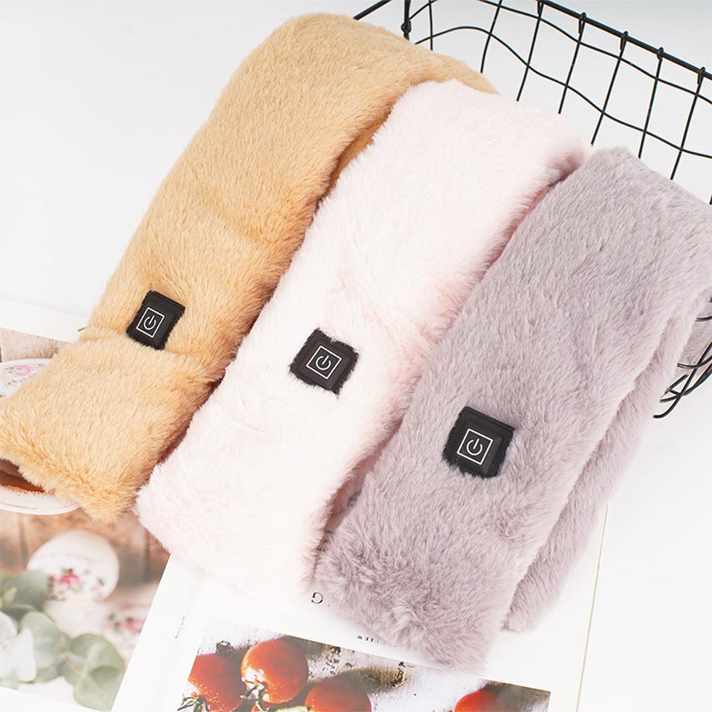 Outdoor Warm Electric Heating Scarf Safety 3 Level Temperature Control Usb Heater Thermal Neck Wrap Scarfs
