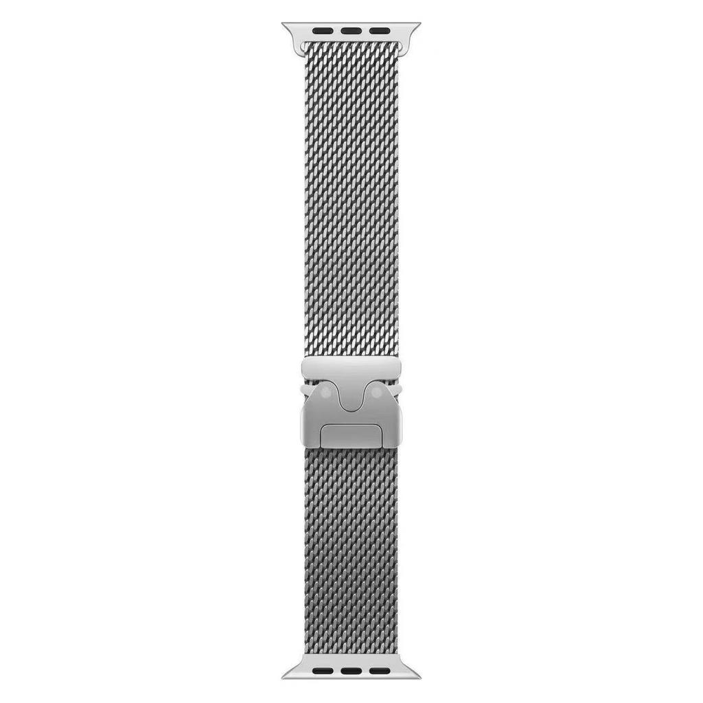Milanese Loop with Deployment Clasp for Apple Watch S10 Series