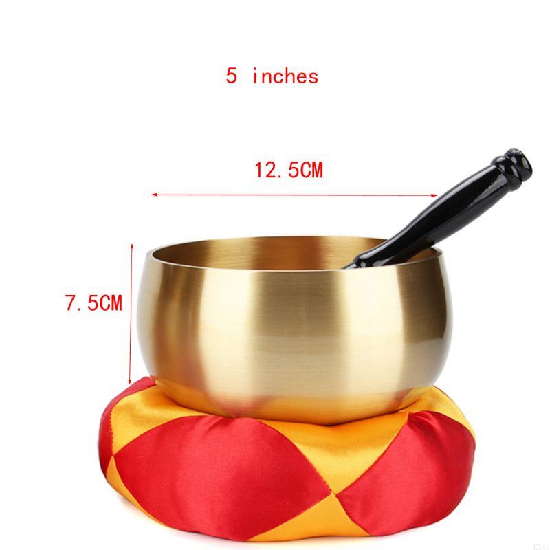 

KX4B Tibetan Buddhism Singing Bowl Hand Hammered Yoga Meditation Gift