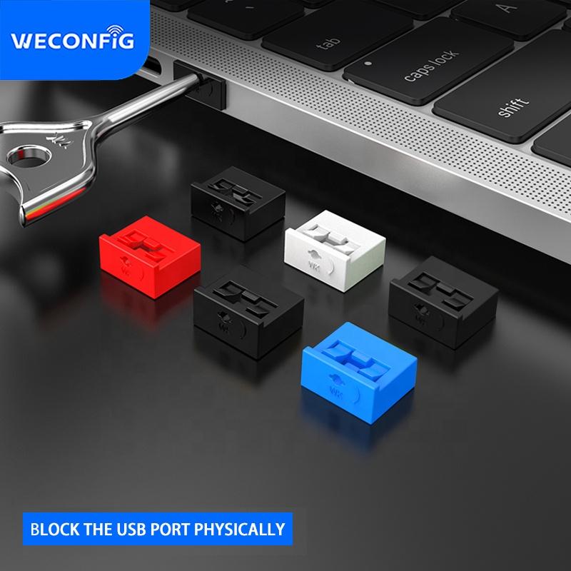 USB Port Lock, USB Port Blocker with Key,  USB Data Security Lock, 10 Locks with 1key