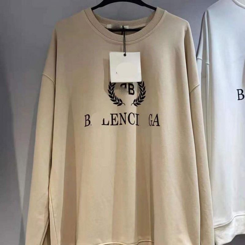 Cross New Paris Shijia Unisex Heavyweight Cotton Terry Hoodie - Wheat Ear Design