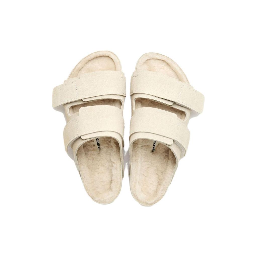 Sandali Bassi Casual Comodi in Pelle Tekla X Birkenstock 1cm Unisex Sandali Bianchi 1026290