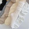 1 Pair Sweet Solid Color Thigh High Stockings Thin Breathable JK Socks Loose Bubble Toe Design Ballet Hosiery for Women
