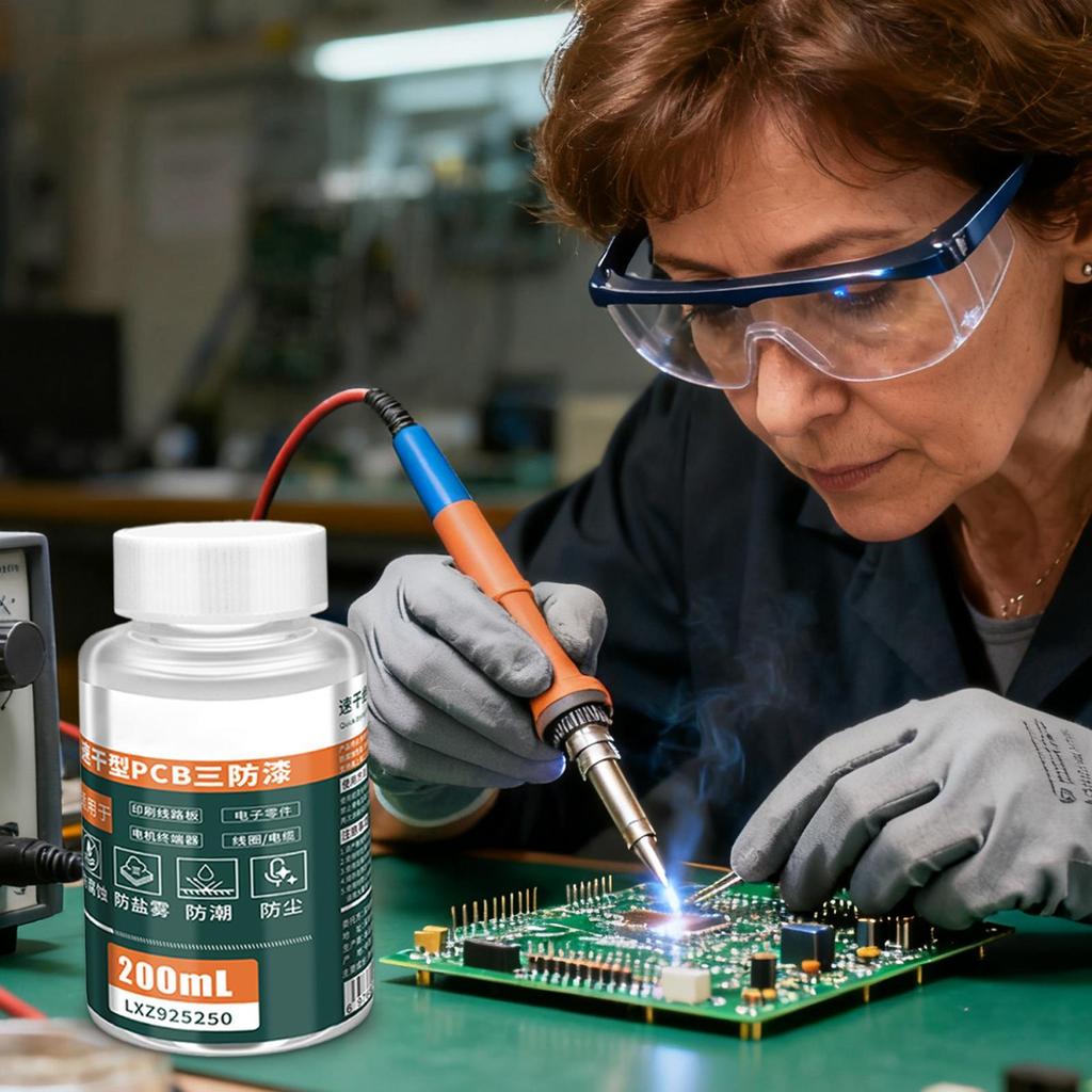 Electronics Glue 200ml Waterproof Quick Dry Transparent Insulating Sealant for Circuit Boards for Cell Phones Computers Repair