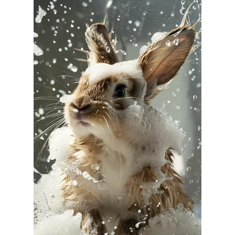 

Interesting Rabbit Professional Portrait Posters Game Chef Hero Modern Prints Canvas Wall Art Pictures Home Living Room Decor 21X30CMNo Framed