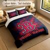 Bedding Set 1 Duvet Cover 2 Pillowcases Boston Red Sox Print Soft Bed Linen Bedroom Decor