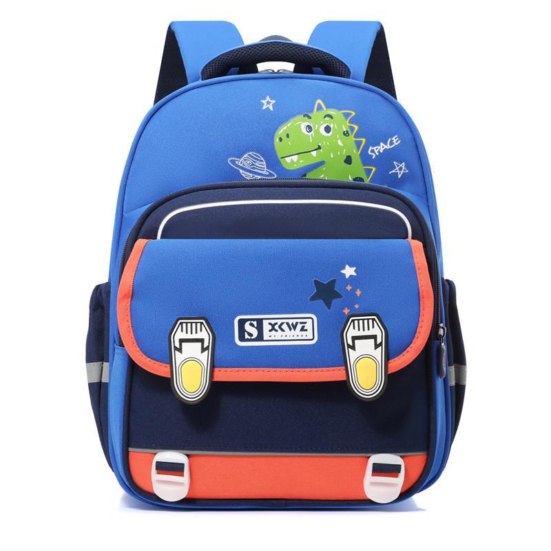 Adorable Spinal Protection Kids Backpack Large Capacity School Bag Oxford Cloth