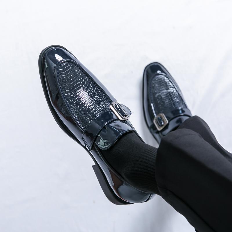 Fashion Leather Shoes Man Casual Loafers Luxury Design Slip On Male Dress Shoes Leisure Style Big Size Good Wear-resistant Sole