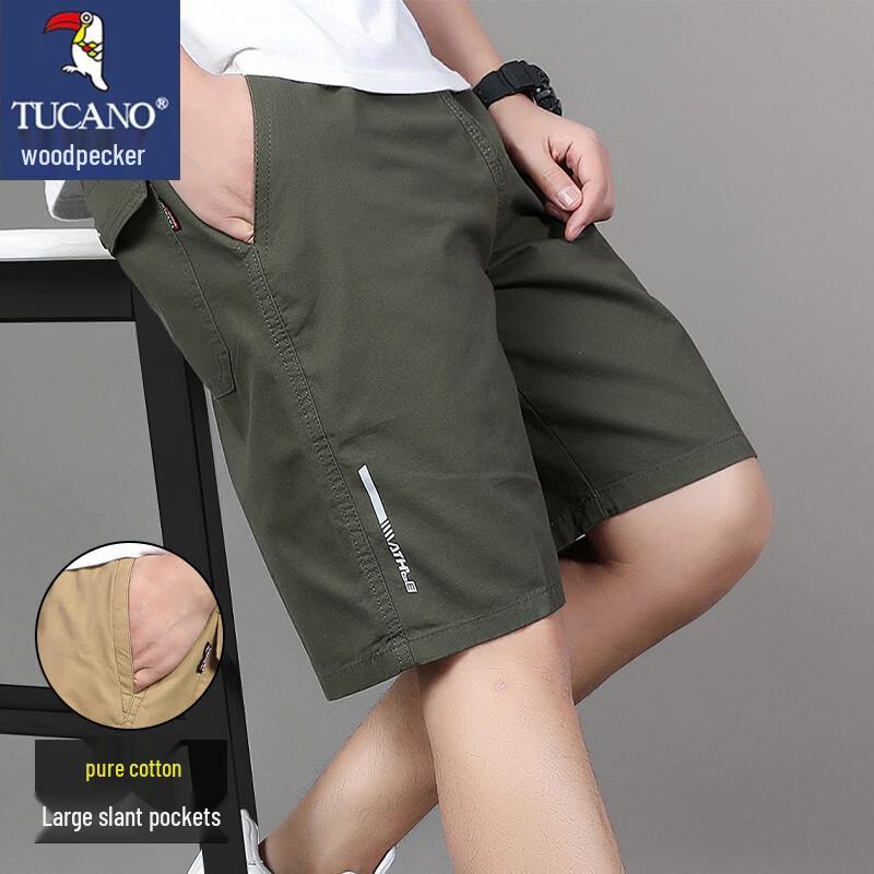 TUCANO Men s Summer Loose Straight Casual Shorts L