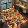 Naruto Anime Charakter Teppich für Wohnzimmer Schlafzimmer Heimdeko Coole Filmmatte Spielbodenmatte