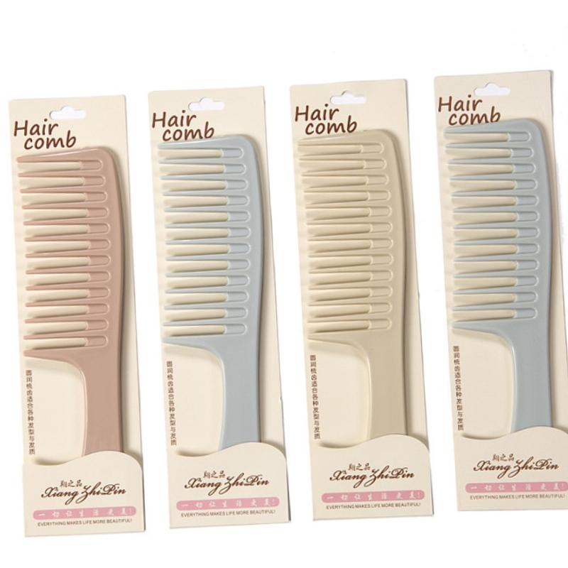 Hairdress Comb Heat Resistant Woman Wet Hook Curly Hair Brushes Pro Salon Dyeing Styling Tools Coarse Wide Spikes Tooth