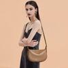 Handgehaltene Leder-High-End-Umhängetasche, Exquisite Crossbody-Tasche aus Rindsleder, Vielseitige Commuting-Achseltasche, Damen-Knödeltasche