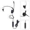Customer Service Headset Head Mounted Noise Cancelling Wired Ergonomic Call Center Headphone for Off
