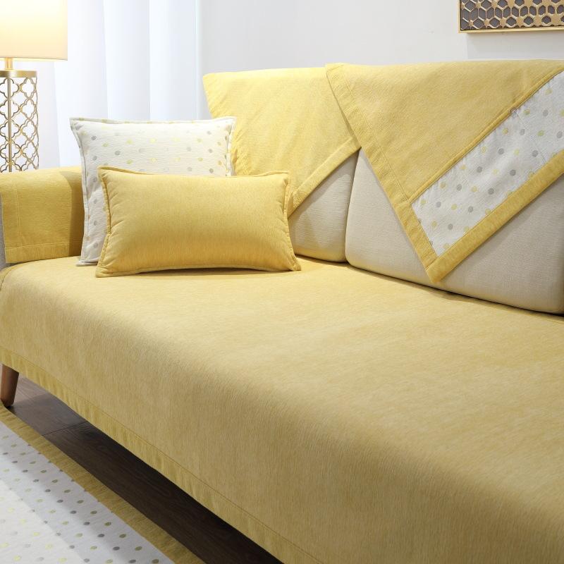 

Четыре сезона Универсальный Шенилл Нескользящий Чехол-полотенце для дивана Скандинавский Простой Современный Подушка Подлокотник Накидка Ткань Спинка Полное покрытие 70*70cm