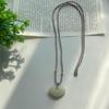 Authentic Natural Xinjiang Hetian Jade Lotus Ruyi Lock Pendant