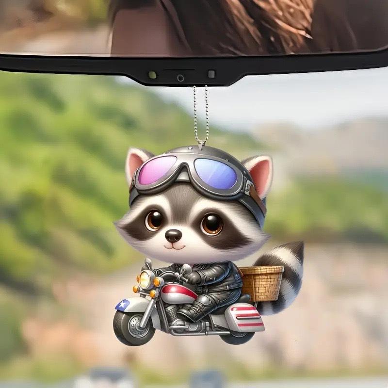 Автомобильное зеркало заднего вида 3D кошка подвесной кулон форма животных украшения рюкзак аксессуары Креатив украшает декоративный декор для автомобиля