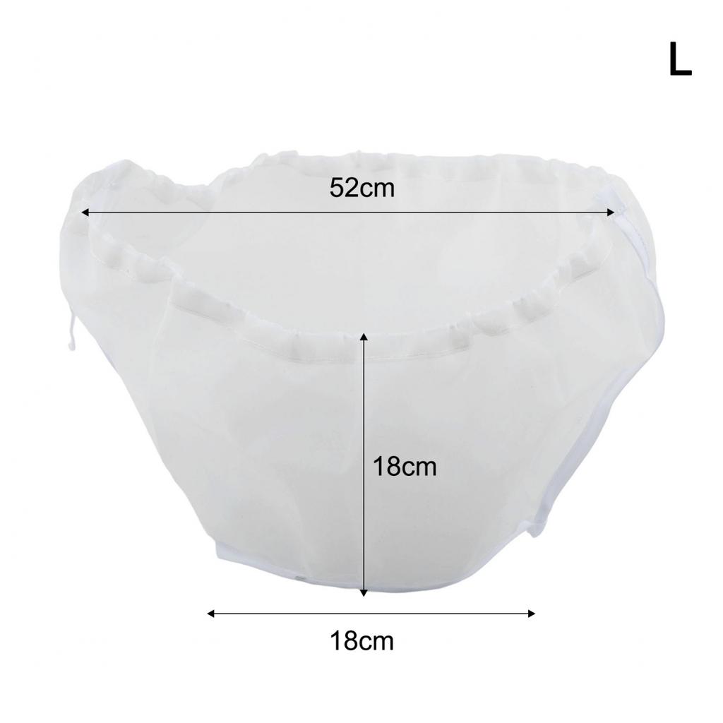Cheese Cloth Bag Food Strainer Nylon Filter Bag Soy Milk Filtration Wide Opening